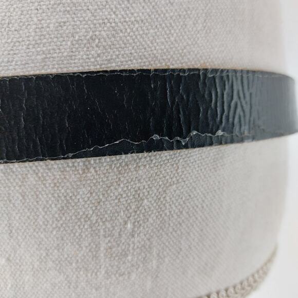 Vintage Nike Women's Men's Unisex Black Leather Belt Size 40 Casual Silver Tone - Picture 10 of 11